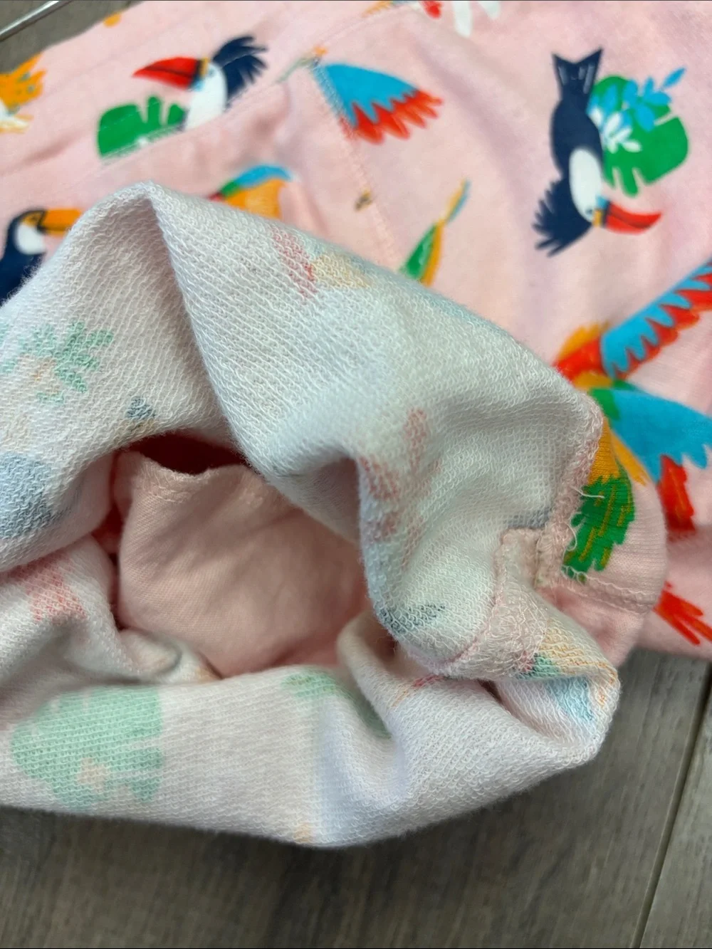 Tucker + Tate Pink Tropical Bird Print Shorts